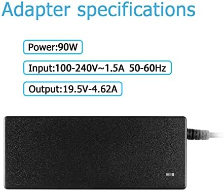 19,5 V, 4,62 A, 90 W, AC, Adapter, kompatibel mit Dell Inspiron 7706 2-in-1 Inspiron 7706 2n1 P98F P