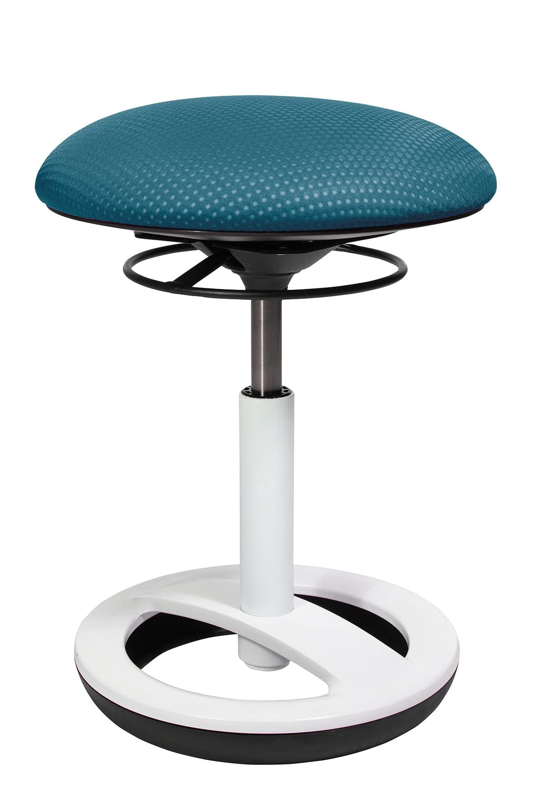 TOPSTAR Sitness Bob, ergonomischer Sitzhocker, Arbeitshocker, Bürohocker mit Schwingeffekt, Sitzhöhe