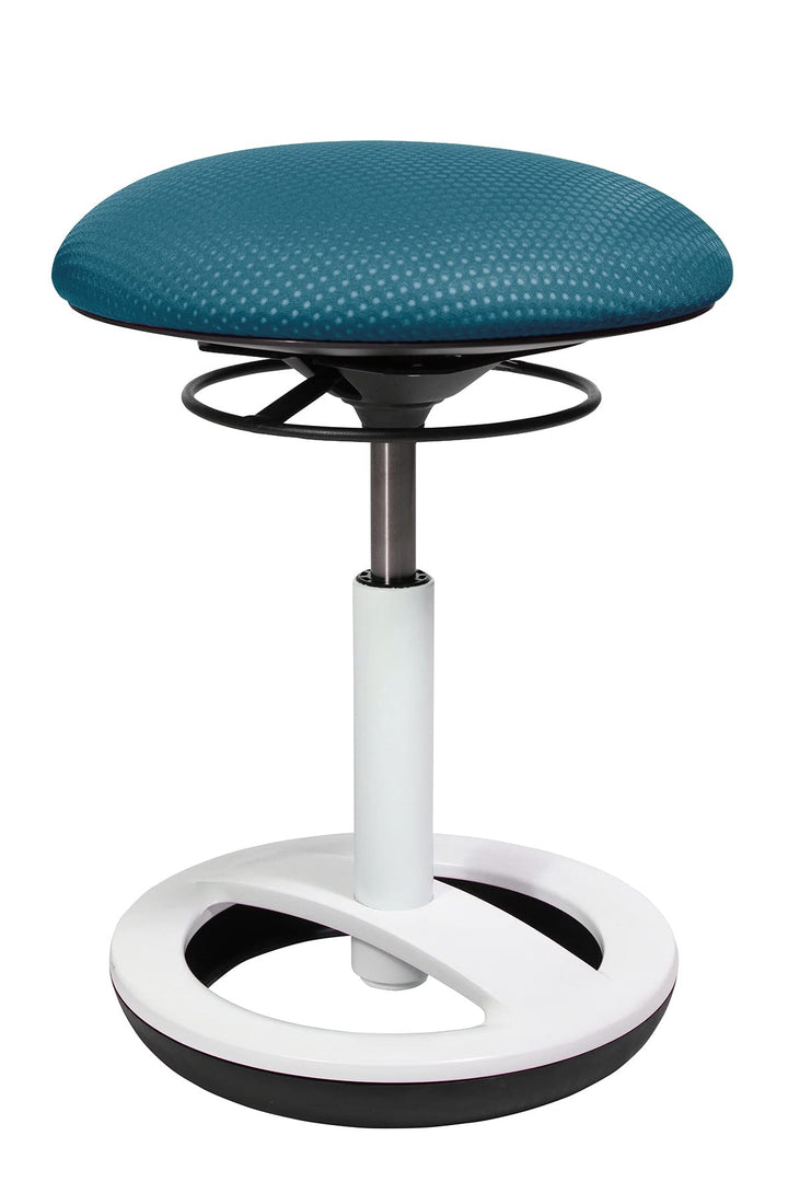TOPSTAR Sitness Bob, ergonomischer Sitzhocker, Arbeitshocker, Bürohocker mit Schwingeffekt, Sitzhöhe