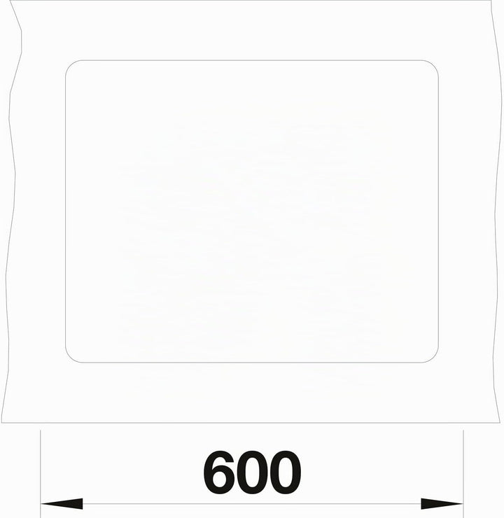 BLANCO SUBLINE 500-F | SILGRANIT schwarz | Einbauart: Flächenbündig | ohne Ablauffernbedienung | 60e