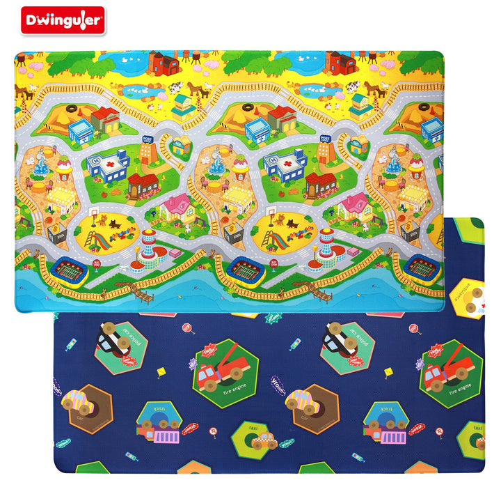 Dwinguler DW-L15-010 Kids Playmat, Mehrfarbig, Extra Large, One Size, Mehrfarbig