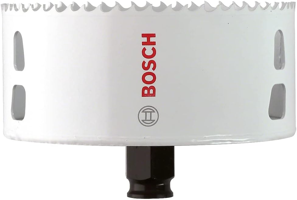 Bosch Professional Lochsäge Progressor for Wood & Metal (Holz und Metal, Ø 108 mm, Zubehör Bohrmasch