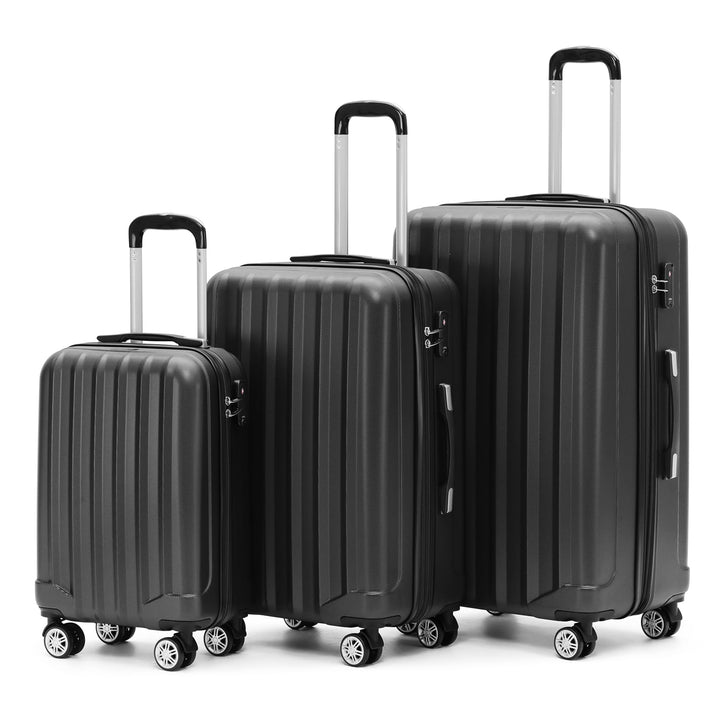 BEIBYE TSA-Schloss 2080 Hangepäck Zwillingsrollen neu Reisekoffer Koffer Trolley Hartschale Set-XL-L