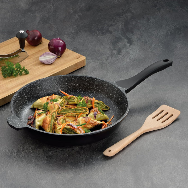 Kela Schmorpfanne Stella Nova, Ø 28 cm, Aluguss, Allherdboden, antihaftbeschichtet, hitzebeständig b