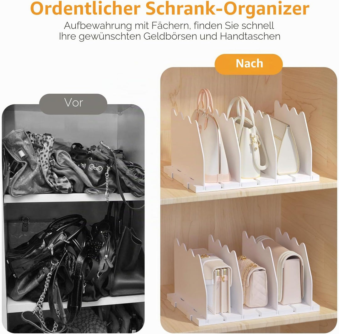 Ronlap Schrank Organisator, Brieftaschen-Teiler, Einbauschranksysteme, Verstellbarer Schrank-Speiche
