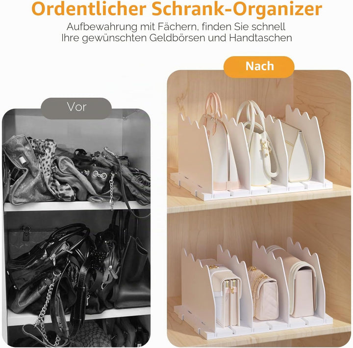 Ronlap Schrank Organisator, Brieftaschen-Teiler, Einbauschranksysteme, Verstellbarer Schrank-Speiche