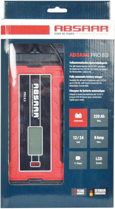 Absaar Smart Kabel PRO 8.0 8A 12/24V, 8A