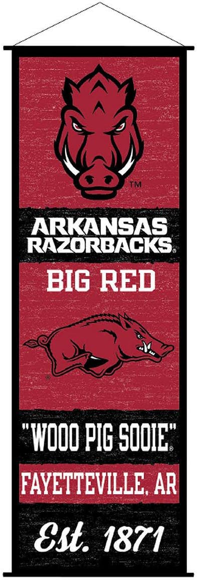 Wincraft Arkansas Razorbacks Banner und Scroll Schild