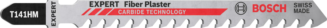 Bosch Accessories 3x Expert ‘Fiber Plaster’ T 141 HM Stichsägeblatt (für Faserzementplatten, Gipskar