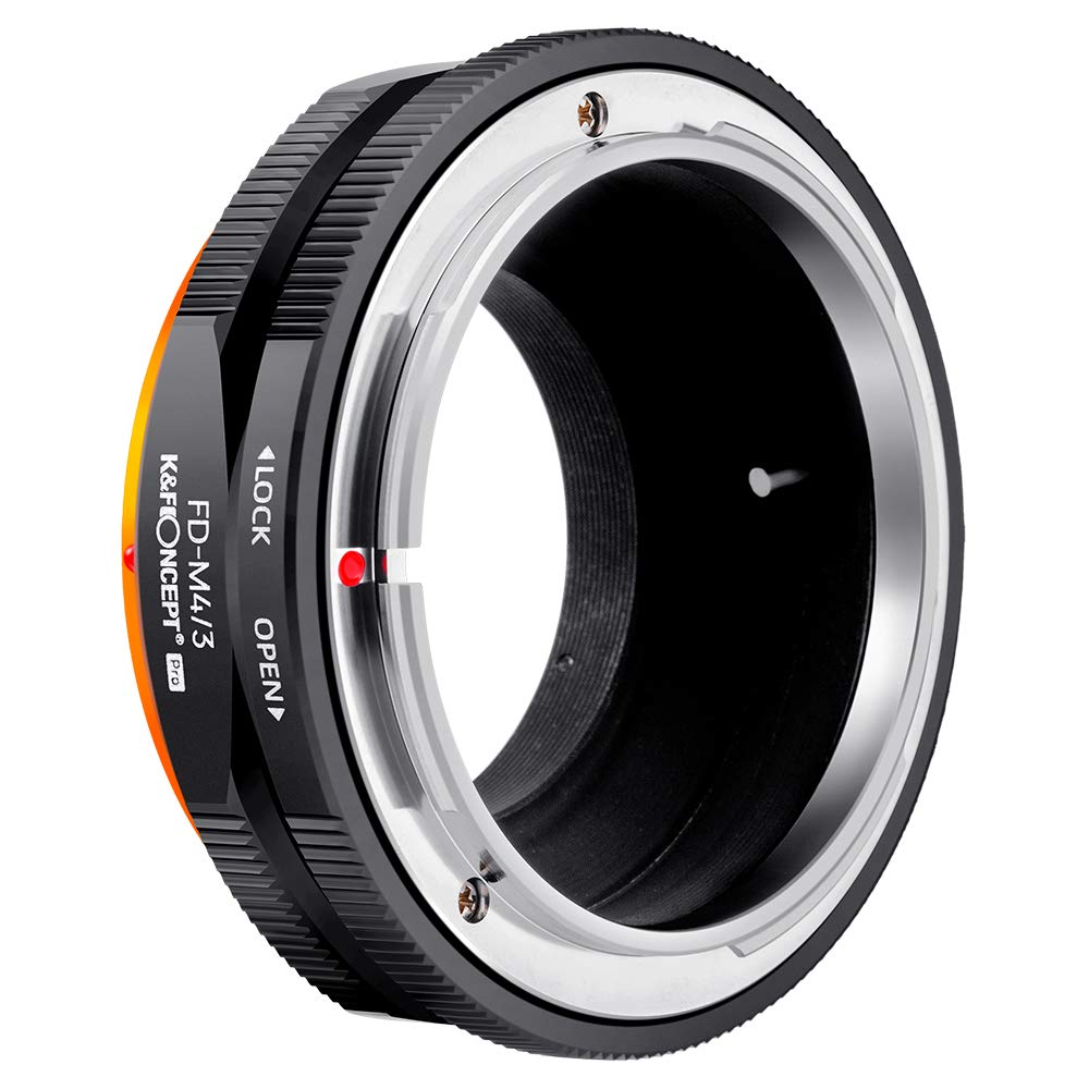 K&F Concept M13125 FD-M4/3 Hochpräziser Adapterring Objektivadapter Canon Adapter Objektiv Adapterri