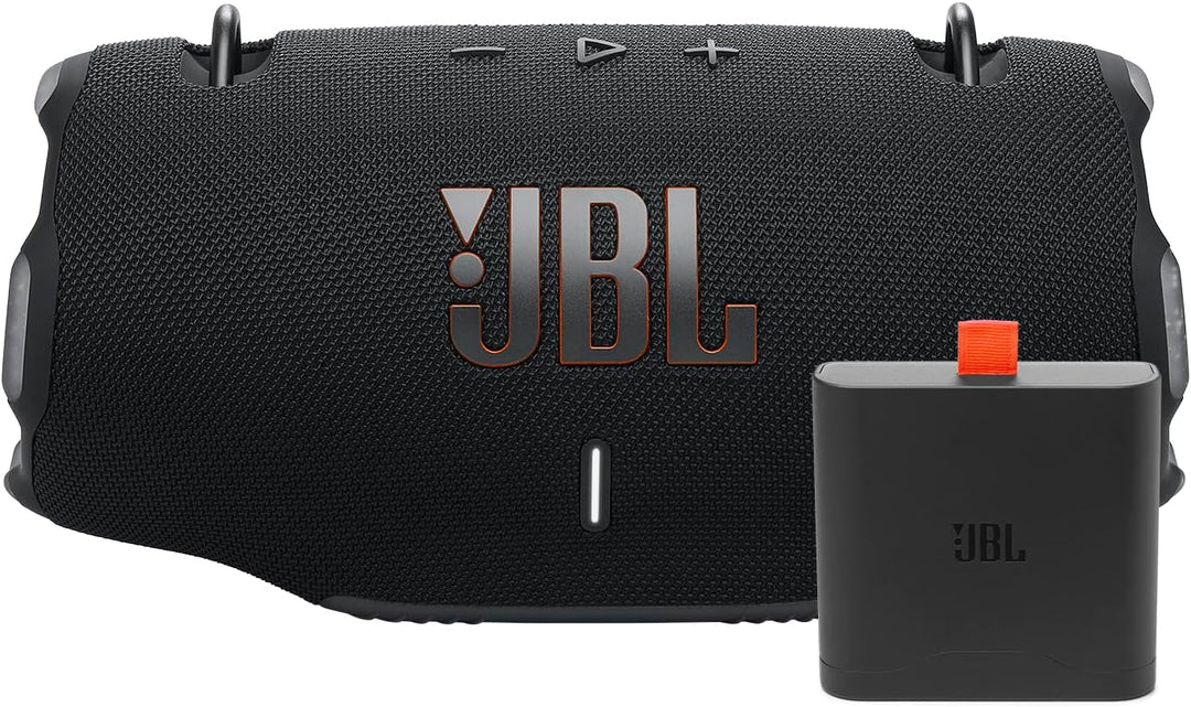 JBL Der Akku Battery 400 lässt Sich in Sekundenschnelle austauschen, sodass PartyBox Stage 320 Xtrem