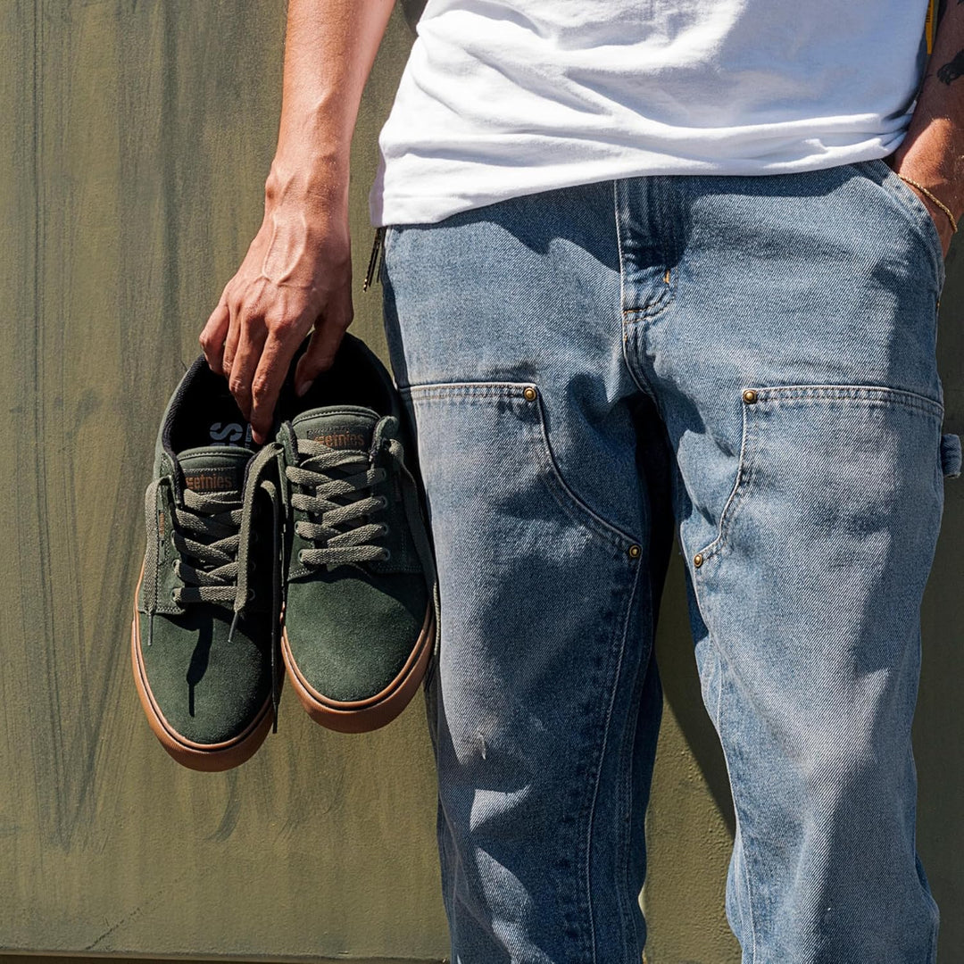 Etnies Herren Barge Ls Skate-Schuh 45.5 EU Grün 327 Grün Gum 327, 45.5 EU Grün 327 Grün Gum 327