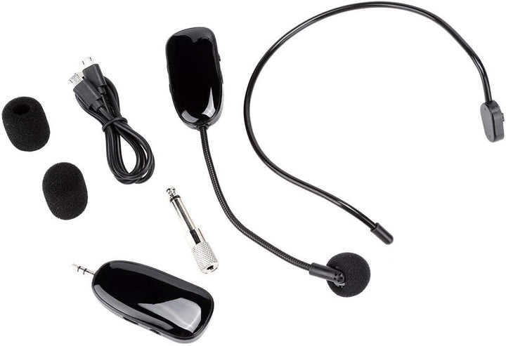 Garsent Drahtloses Mikrofon, UHF Drahtloses Mikrofon, professionell, Clip-on Mikrofon für Lehren, Pr