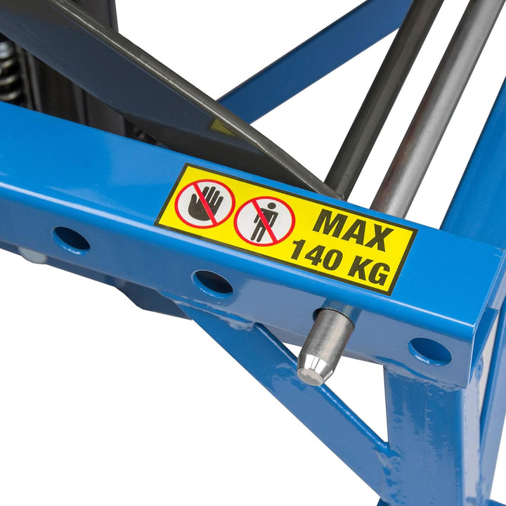 STIX Automotive Equipment Motorradheber 140kg Motorrad Hebebühne 350mm - 870mm Montageständer Montag