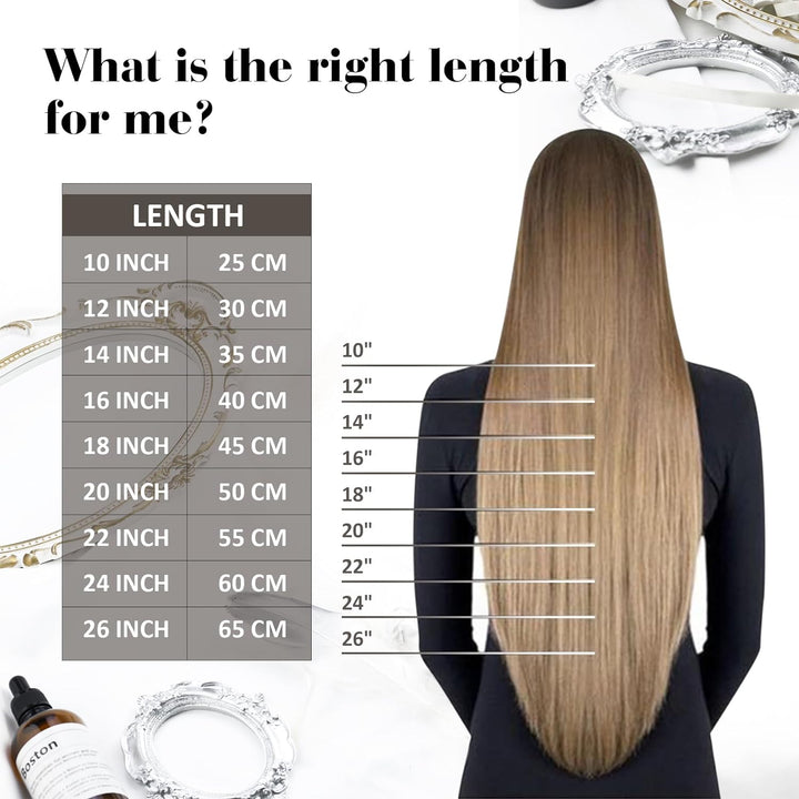 Moresoo Invisible Tape Extensions Blond Haarverlängerung Echthaar Tapes 35 cm Dunkelbraun bis Karame