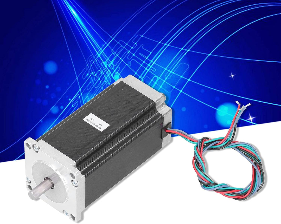 57 Schrittmotor, 24V 4.2A 3Nm High Torsion Motoren mit 8mm Welle für DIY CNC 3D Drucker(57HS11242B4D