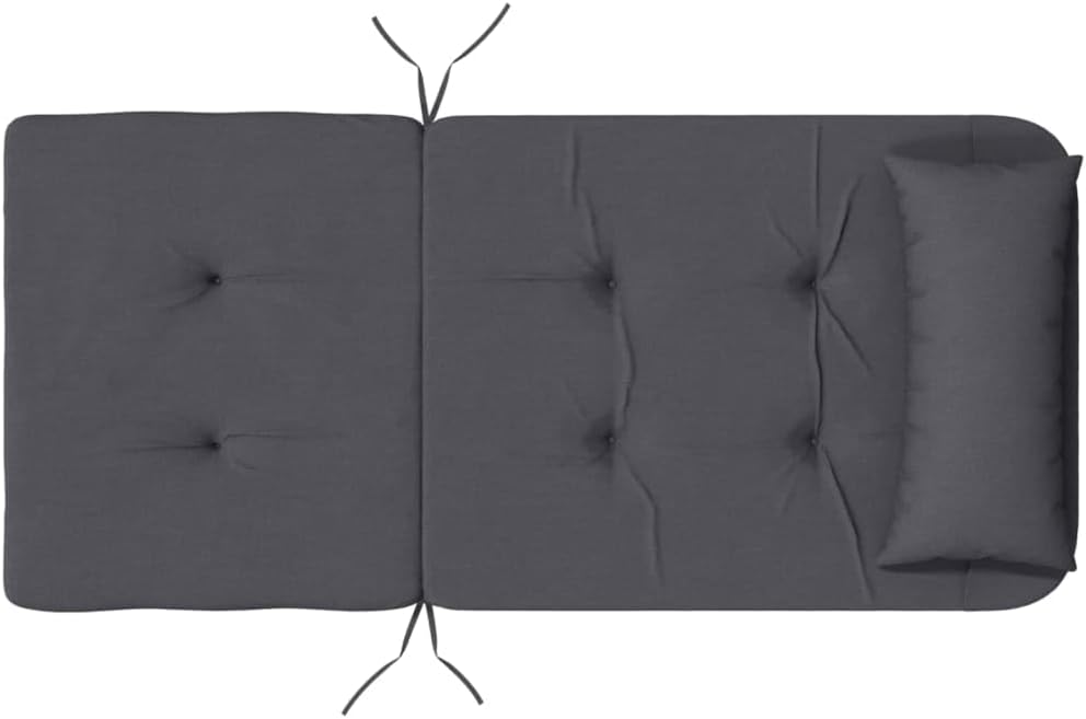 vidaXL Adirondack Auflage 2 STK., Sitzauflage für Gartenmöbel, Wasserabweisendes Sitzkissen, Stuhlki