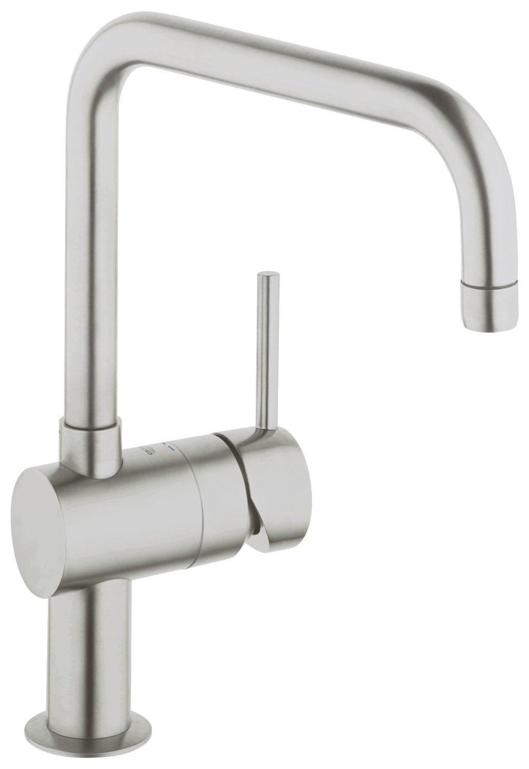 GROHE Minta - Einhand-Spültischarmatur (U-Auslauf, Einlochmontage, schwenkbarer Rohrauslauf, flexibl