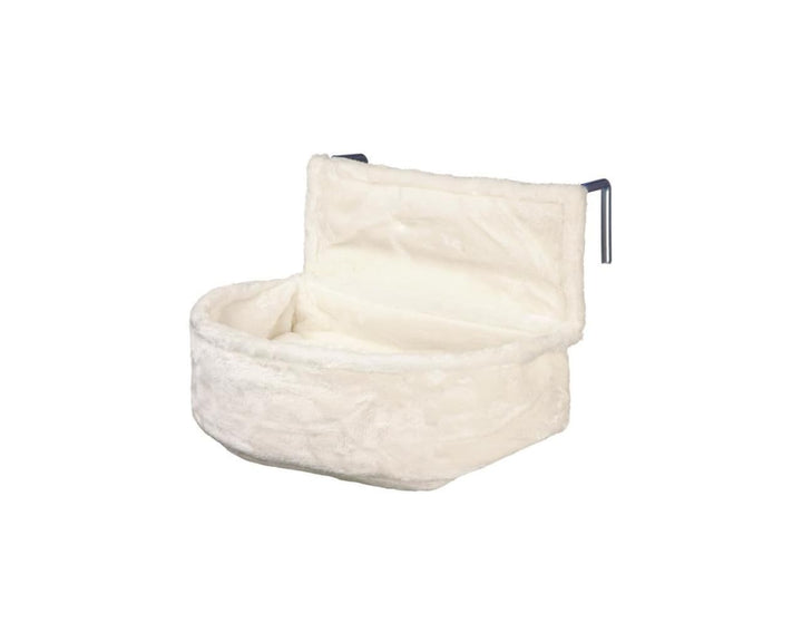 Trixie 43140 Kuschelsack für Heizkörper, Plüsch, 45 × 13 × 33 cm, weiss 45 x 13 x 33 cm Weiss, 45 x