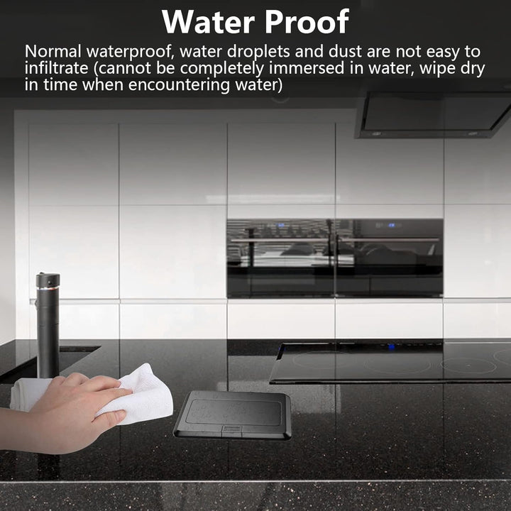 AXOTEN wasserdichte Versenkbare Steckdose Küche Versenkbare Steckdose Bodensteckdose für Boden Tisch