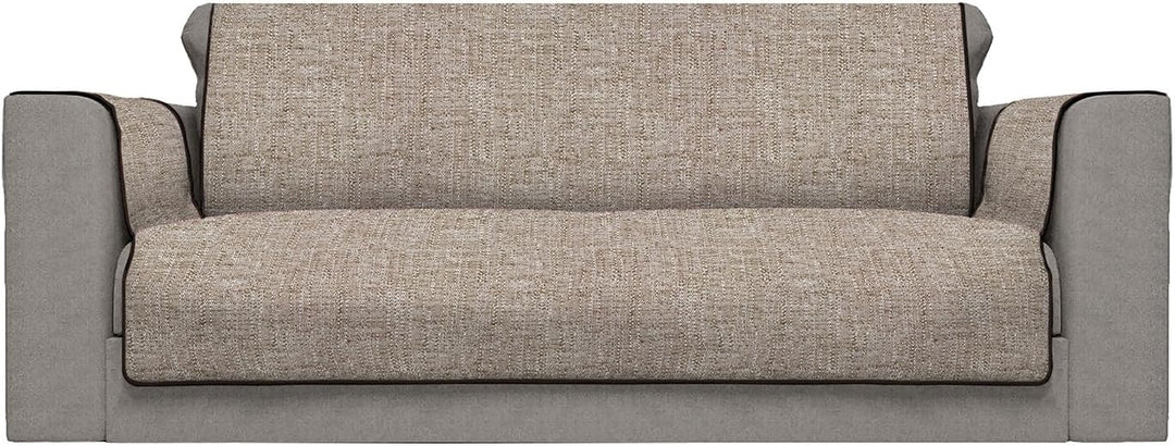 Komfort-Antigleiten-Sofa-Decke,3 Plätze, Braun 3 Plätze Braun, 3 Plätze Braun