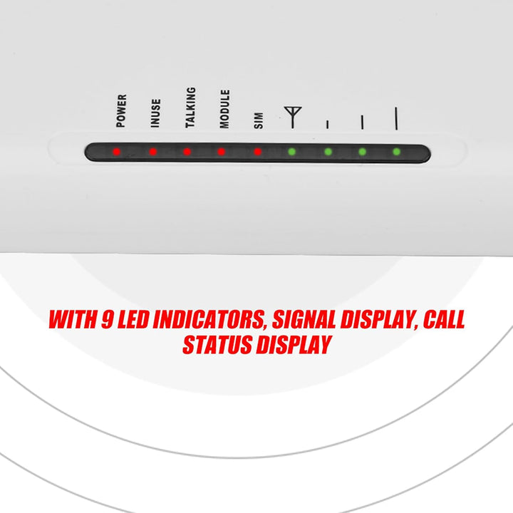 Ejoyous GSM Gateway Analoges,GSM Tischtelefon Drahtloses Terminal GSM-Modul GSM Quadband 850/900/180