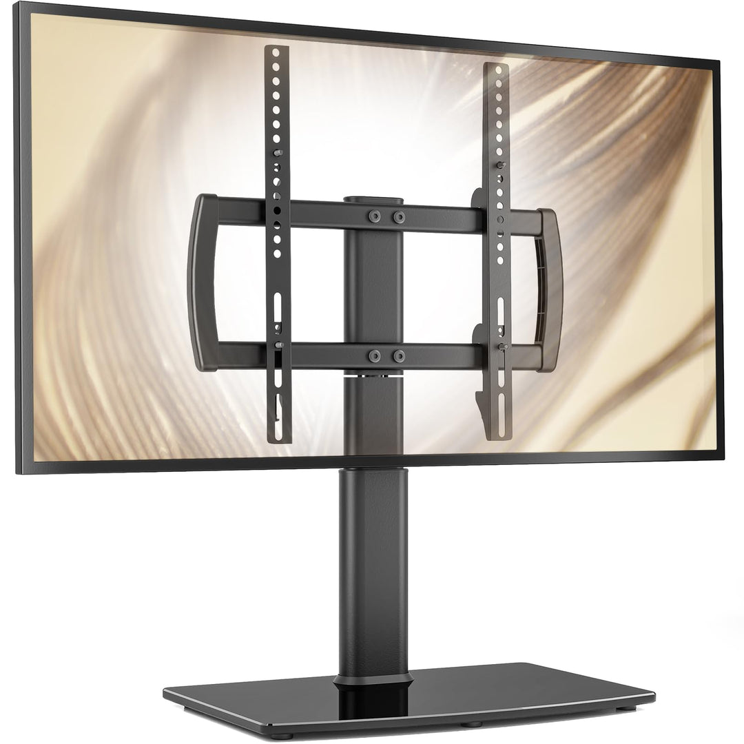 Universal schwenkbarer TV-Ständer/Tischfuss TV-Ständer 27 bis 60 Zoll TVs 80 Grad schwenkbar, 4 Stuf