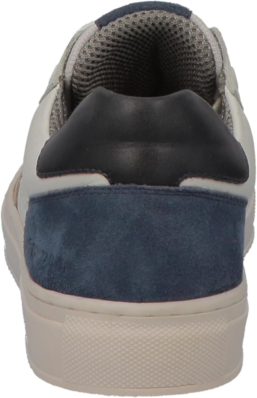 TOM TAILOR Herren 7458000003 Sneaker 45 EU White Navy, 45 EU White Navy