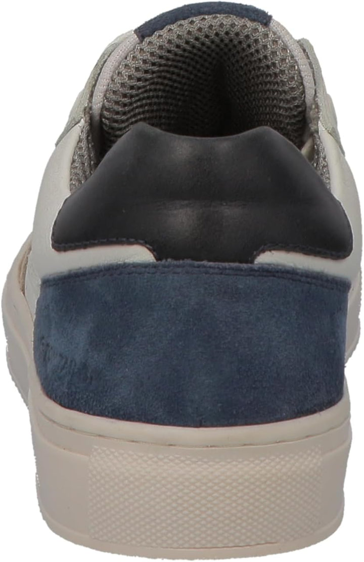 TOM TAILOR Herren 7458000003 Sneaker 45 EU White Navy, 45 EU White Navy
