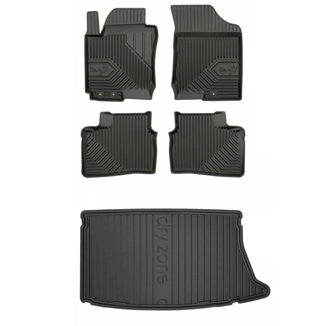 Satz Fussmatten und Gummimatte für Hyundai i30 I 2007-2012
