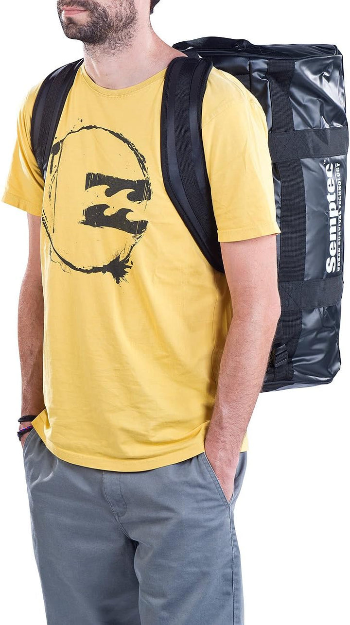 Semptec Urban Survival Technology Rucksackreisetasche: 2in1-Rucksack-Reisetasche aus reissfester Lkw