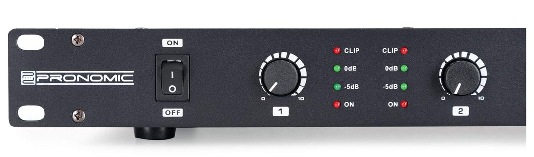 Pronomic P-154E MKII Endstufe - 4-Kanal Endstufe - Leistung RMS/4 Ohm: 4x 150 Watt - Besonders geeig