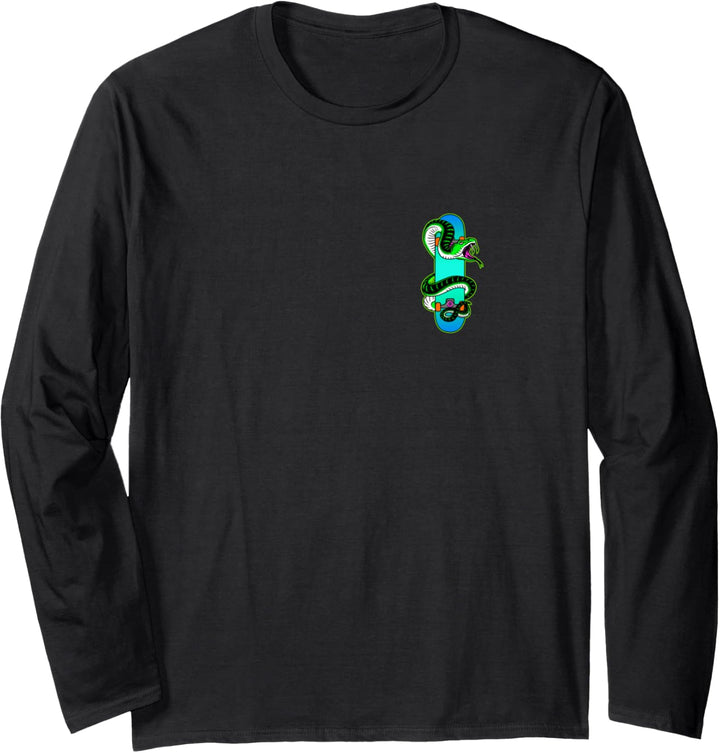 Skateboard Snake Langarmshirt