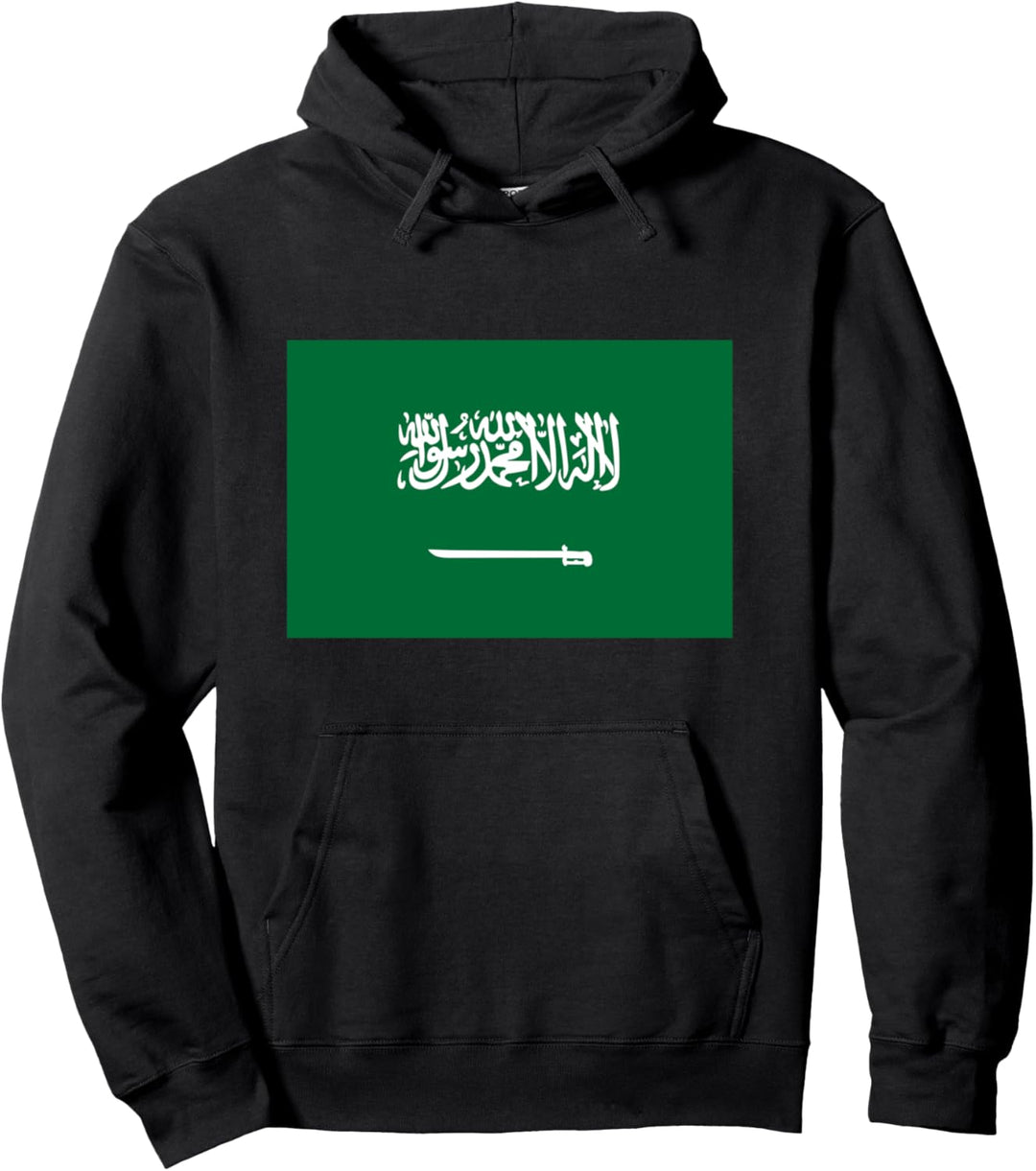 Saudi Arabien Flagge Araber Outfit Deko Arabische Fahne Pullover Hoodie