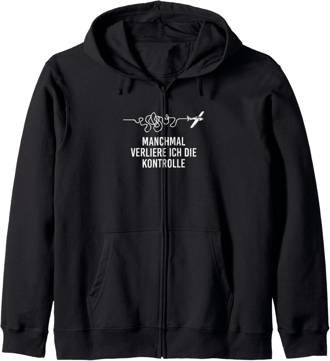 Verliere Kontrolle Modellflieger Modellflug Modellbau Pilot Kapuzenjacke