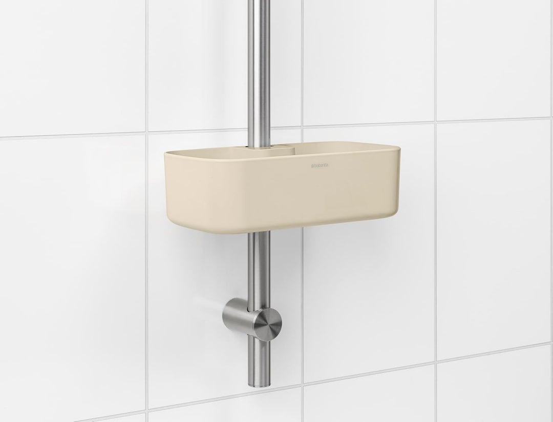 Brabantia - ReNew Duschablage - Platzsparend - Hält bis zu 2 kg - Wandhalterung für die Dusche - Kor