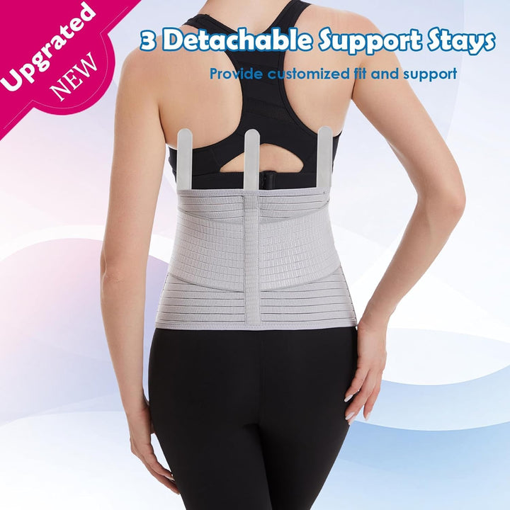 Postpartum Gürtel für Damen, Abdominal Binder Post Chirurgie Belly Wrap, C Abschnitt Erholung Must H
