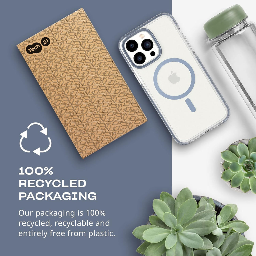 Tech 21 iPhone 14 Pro Max Evo Crystal Kompatibel mit MagSafe - Stossdämpfende & Kratzfeste Clear Pho