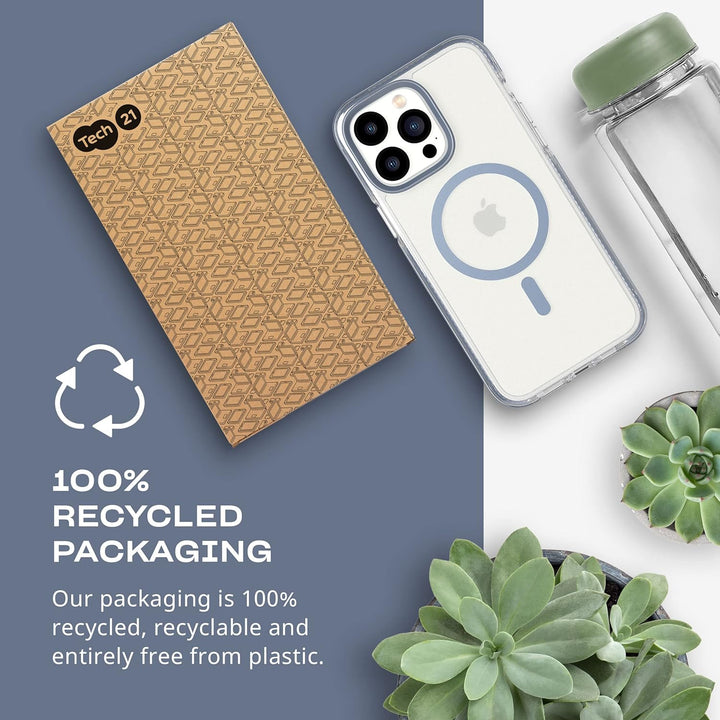 Tech 21 iPhone 14 Pro Max Evo Crystal Kompatibel mit MagSafe - Stossdämpfende & Kratzfeste Clear Pho