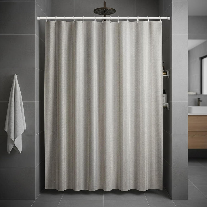INTERDECO Spannstangen Weiss ausdrehbare Klemmstangen mit Gummistopfen 26/23 mm Ø Tensofix, 125-220
