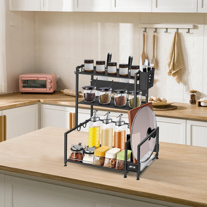 HUOLE Regal unter dem Schrank, Aufbewahrung und Organisation der Küche, Aufbewahrung unter der Spüle
