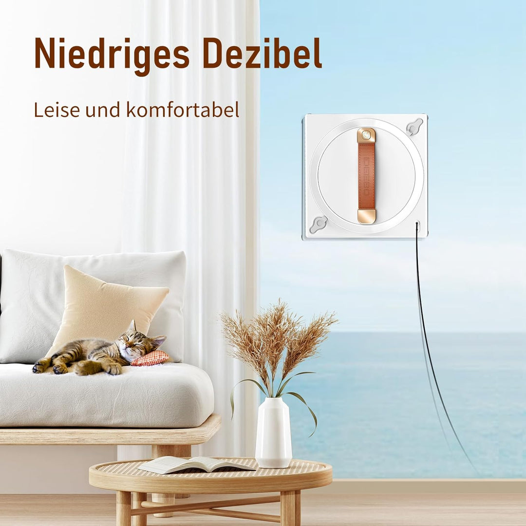 6 Stück Reinigungspad Ersatzteile für iDEEBO G500 Fensterputzroboter, Weiches, hochdichtes Fasermate
