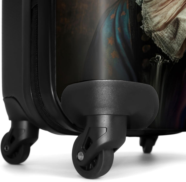 NoBoringSuitcases.com® Koffer Handgepäck Trolley Rollkoffer Kleine Reisekoffer mit 4 Rollen - Clown