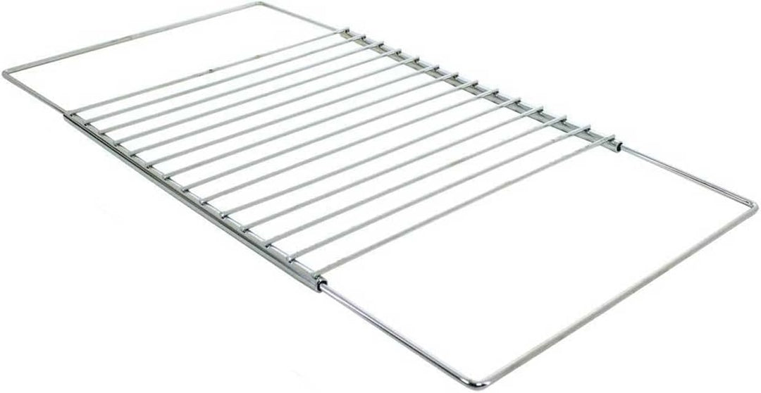 GC GLOBALCOMMERCE Grillrost ausziehbar 47 cm, Metall, grau, Estensibile da 47cm a 75cm