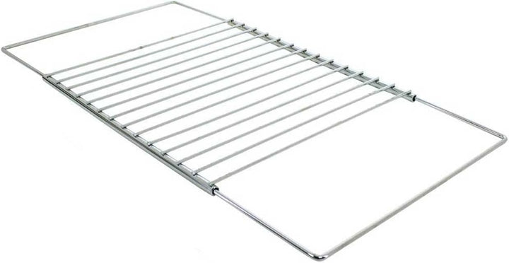 GC GLOBALCOMMERCE Grillrost ausziehbar 47 cm, Metall, grau, Estensibile da 47cm a 75cm