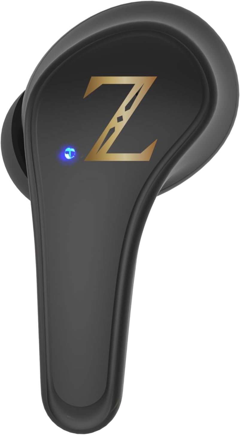 OTL Technologies Kabellose Bluetooth-Kopfhörer V5.0 Zelda mit Ladebox, Schwarz