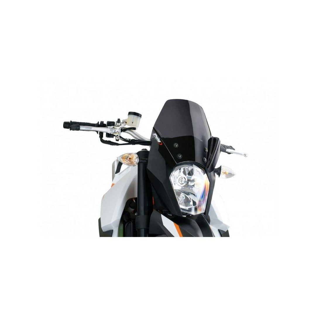 Puig 5173F Windschutzscheibe New Generation KTM 990 SuperMoto/r 09 -12 Transparent / Dunkelgrau Rauc