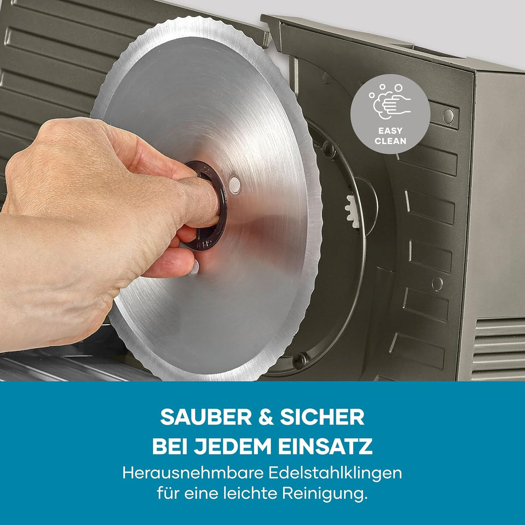 Severin Allesschneider für Brot, Aufschnitt oder Käse, Brotschneidemaschine