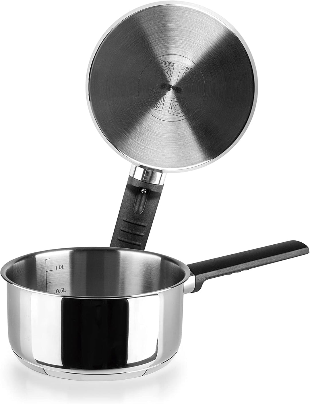 IBILI-606112-Topf Svea, Edelstahl, 12 cm 1 Liter, 1 Liter