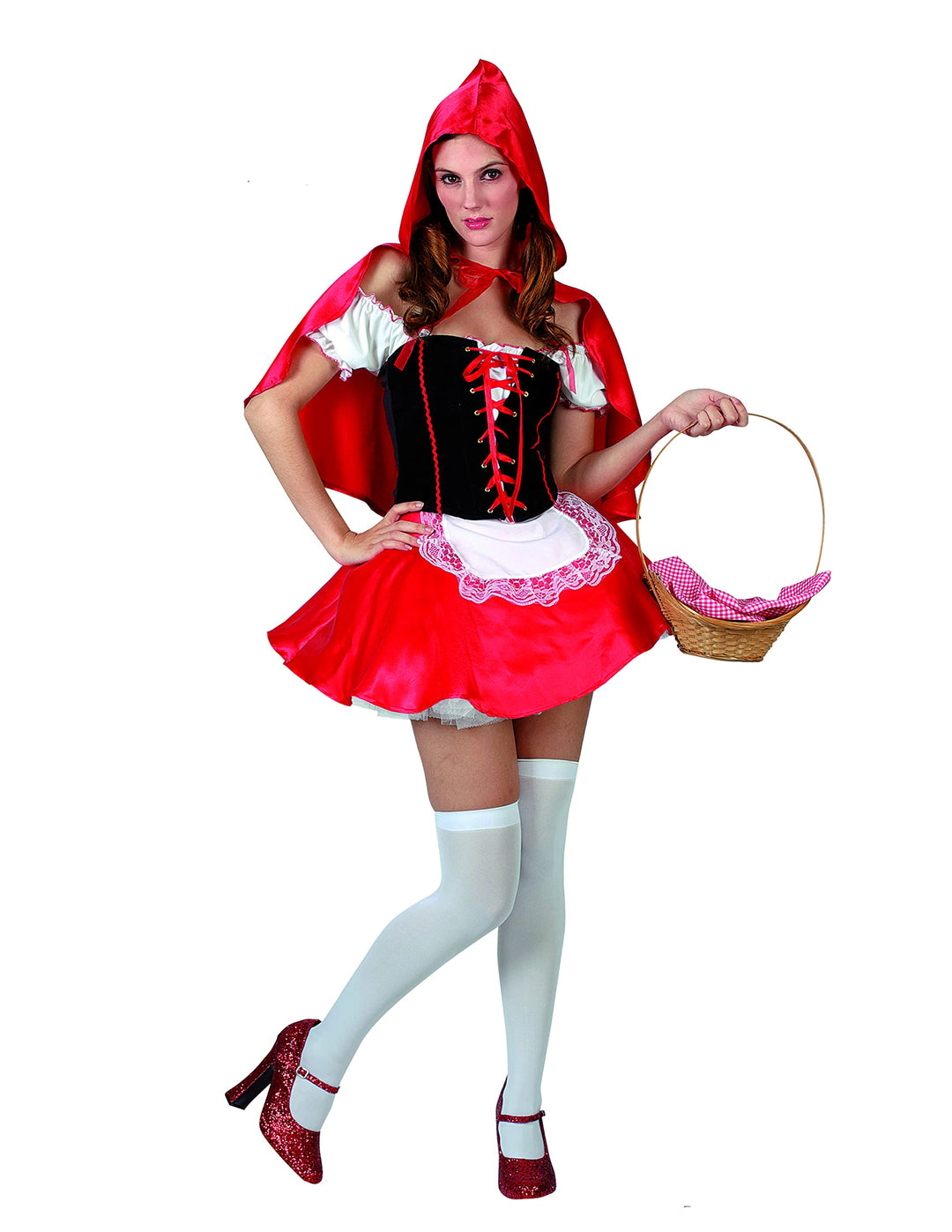 Ciao- Little Red Riding Hood Sexy Kostüm Verkleidung Damen Mädchen Erwachsene, M